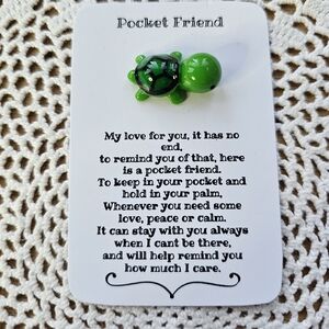 Charming Dark.Green Turtle Resin Charm -New